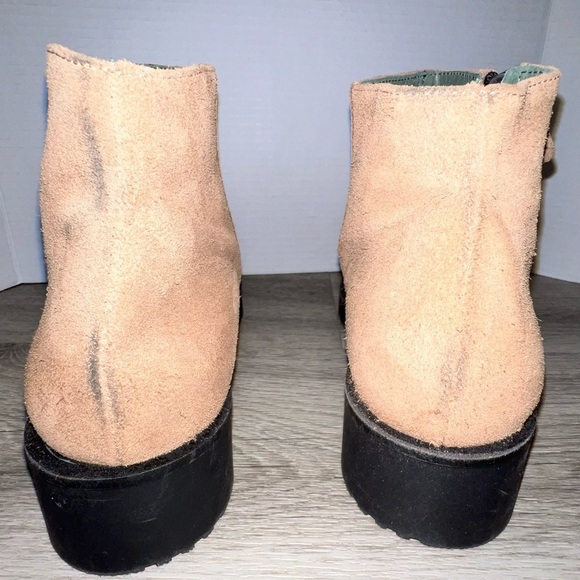 Andre Assous Tala Ankle Boot Side Zip Brown Suede Sz.39 EU / 9 - Picture 3 of 10